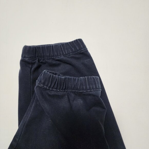 Abercrombie & Fitch Navy Sateen Stretch Drawstring Joggers - Picture 9 of 9